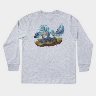 Fanged Wyvern - Tobi-Kadachi Kids Long Sleeve T-Shirt